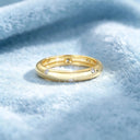 Chic Gold Plated Moissanite Wedding Ring