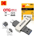 Kodak 128GB Dual Type C USB Drive