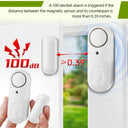 Magnetic Door Window Alarm Anti-theft Security Sensor Detector