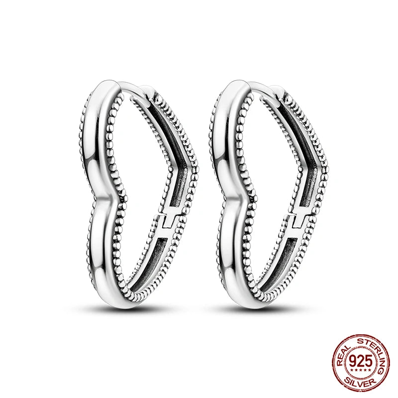 Charm Double Hoop Earrings