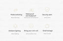 Smart Outdoor String Lights for Campers