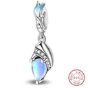 Sterling Silver Blue Purple Butterfly