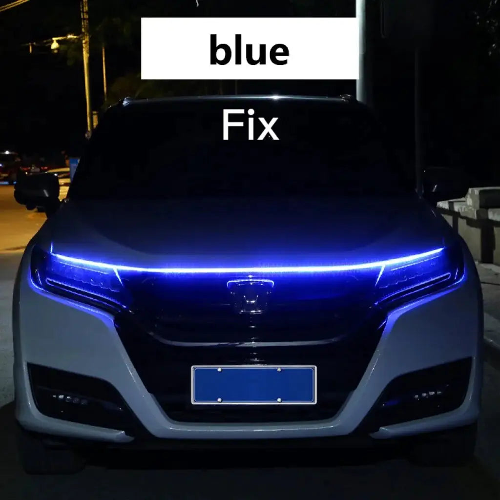 Car LED Daytime Running Light Scan Starting Car Hood Decorative — product view 10