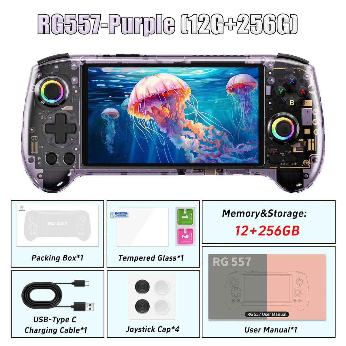 Anbernic Handheld Video Game Console Android Gaming Console " — product view 11