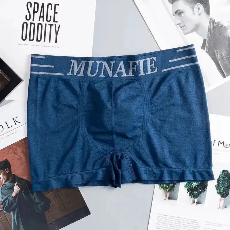Men's Seamless Boxer Briefs Japanese Style High Elastic