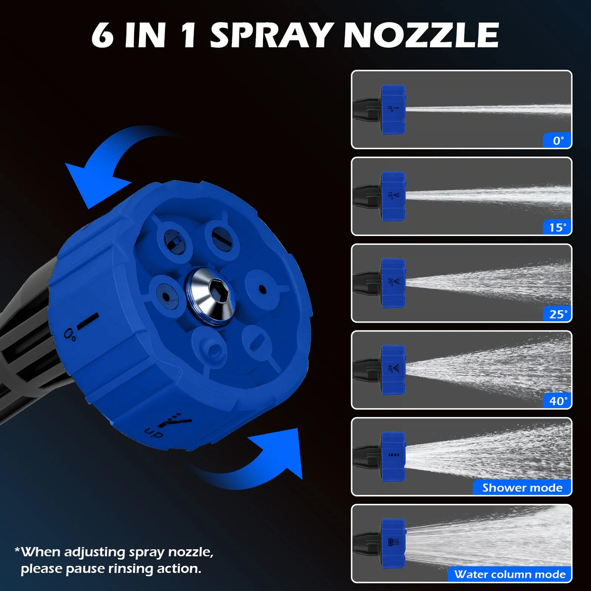 Portable Cordless Car Washer High Pressure Spray Water Gun — product view 7