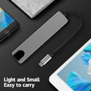 Type C 8 In1 USB C Hub HDMI 4K Adapter for Macbook