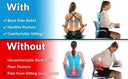 Memory Foam Seat Cushion for Back Pain