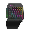 Mini Gaming Keyboard - Single Hand Portable Wired