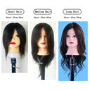 Professional Human Hair Mannequin Head for Styling Practice