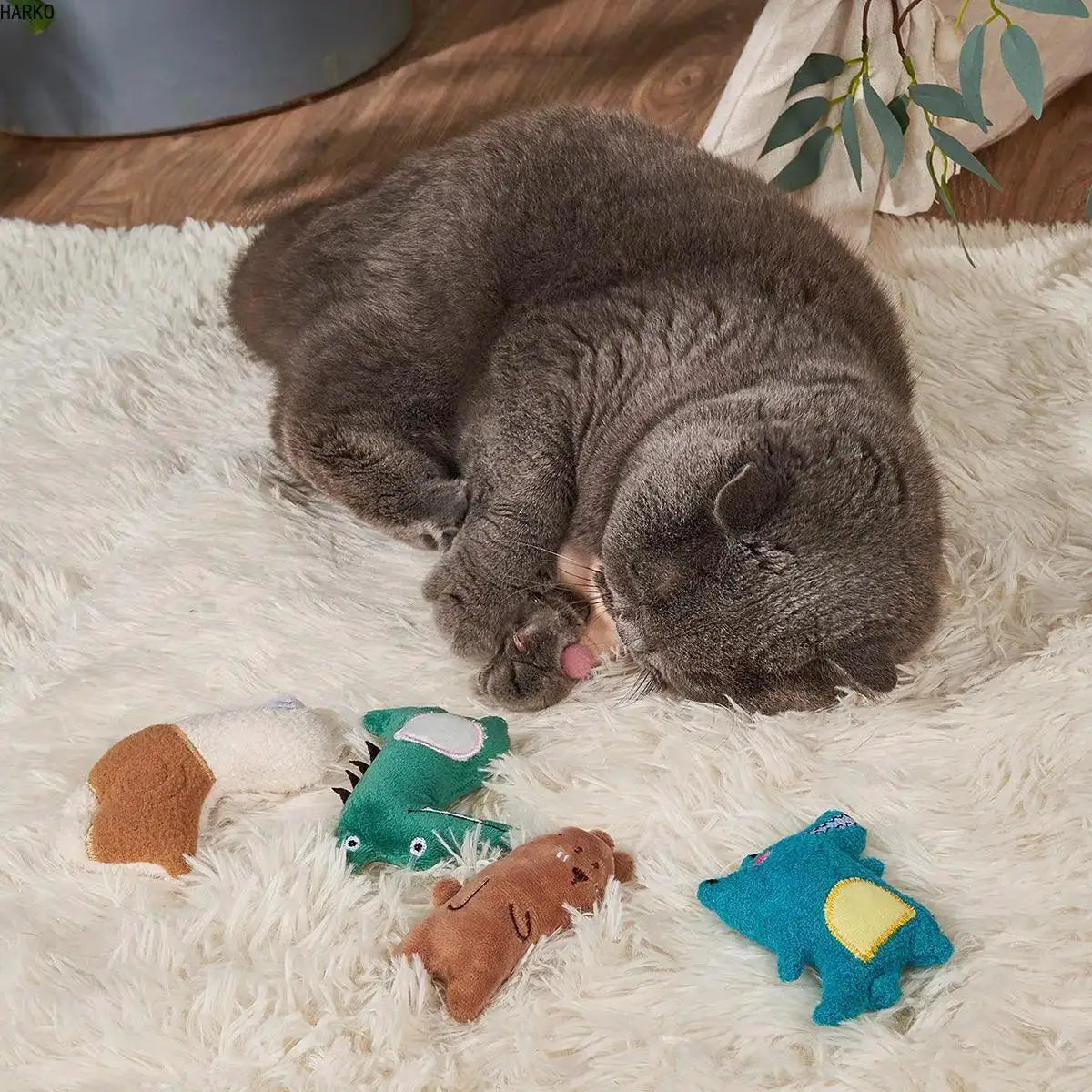 Catnip Plush Cat Toy For Kitten Teeth Grinding Fun
