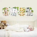 Removable Nordic Animal Decals for Kids