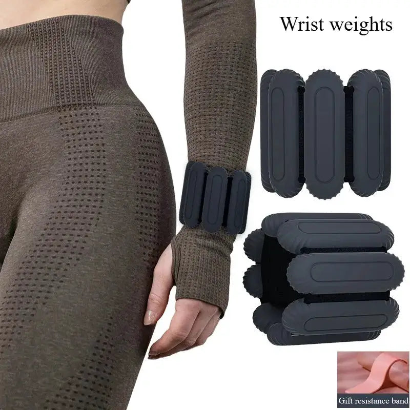 Ankle Weights 1 Pair 450g/900g Wrist Weight Adjustable Leg Weights Bracelet for Gym Fitness, Yoga, Pilates, Physical Therapy