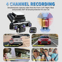 Smart Dash Cam for Drivers with GPS and WiFi 4K HD