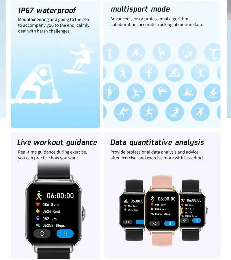 Health And Music Smartwatch Ultimate Activity Tracker Device