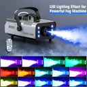 Remote Control Fog Machine With LED Stage Lights