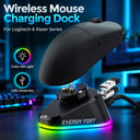 Dual USB Wireless Mouse Charging Dock