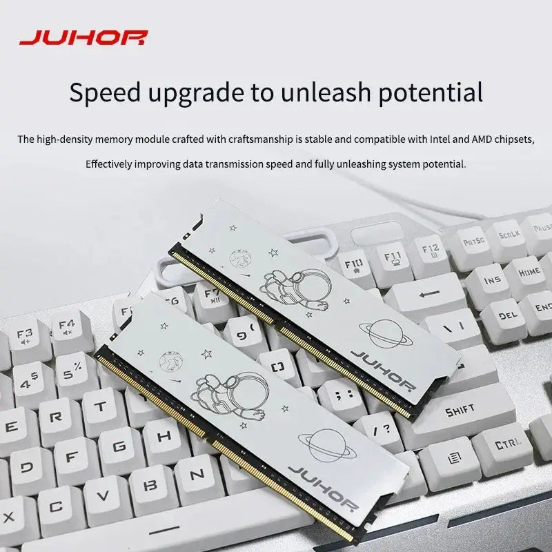 JUHOR DDR4 2666MHz RAM 8GB Memory For PC Performance