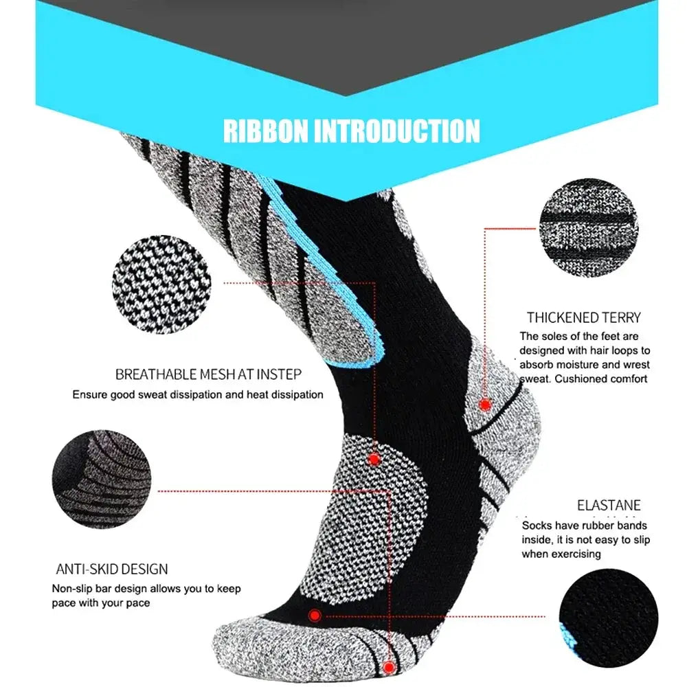Ultimate Merino Wool Knee High Ski Socks For Winter Sports