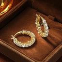Oxtao Gold Hoop Earrings Her