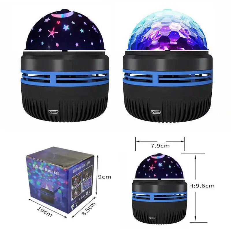 Starry Sky USB Projector Lamp Magical Light Show Ambiance