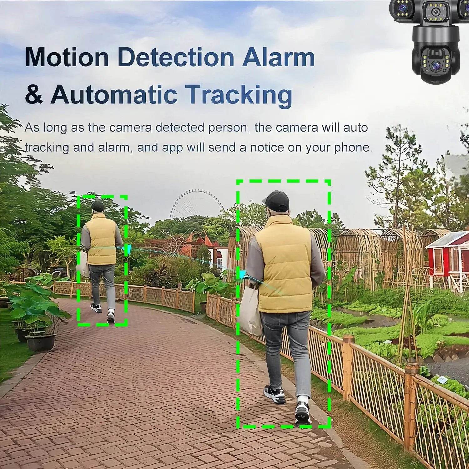 Solar Powered 4G Outdoor Security Camera With PIR Human Detection Night Vision - stepyours.com