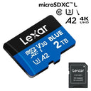 Lexar Blue MicroSD Memory Card