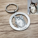 Keepsake Pet Lovers Portrait Keychain