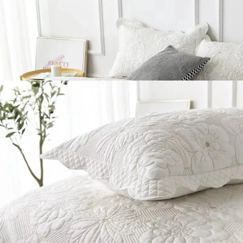 1/3pc Luxury Euro Style Bedspread Cotton Filling Summer Blanket - OurLum.com