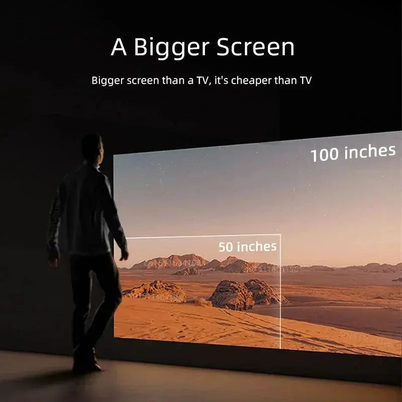 AUN Portable Projector Mini A30 4K Home Theater System