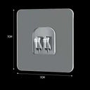 Acrylic Adhesive Hook for Stylish Bathroom and Kitchen Organization