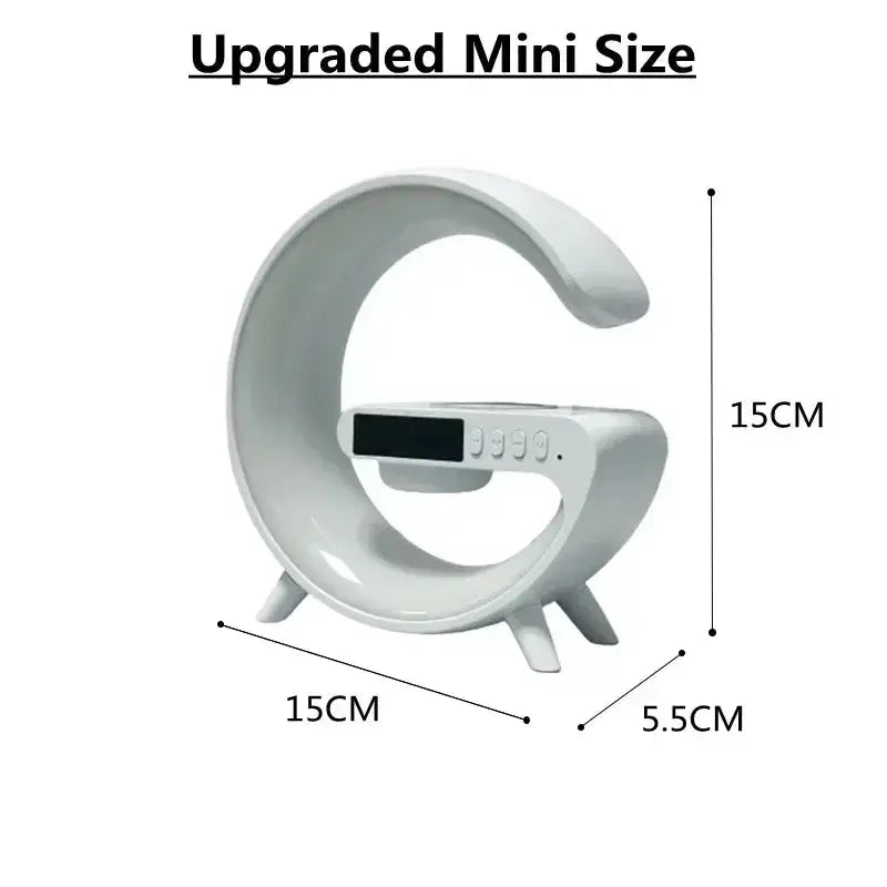 4 In 1 Wireless Charger Pad Stand Speaker RGB Night Light - OurLum.com