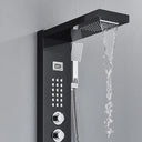 Thermostatic Shower Panel With Stainless Steel Column Faucet