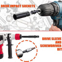 12-Piece Impact Socket Adapter Set for Metalworking Use