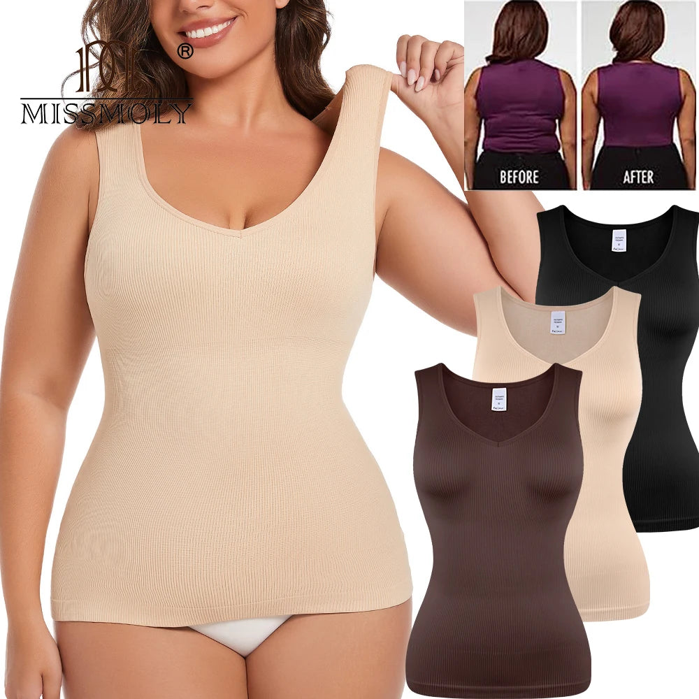 MISSMOLY V Neck Shapewear Camisole