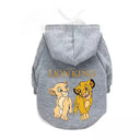 Lion King Anime Print Pet Hoodie for Cats and Dogs