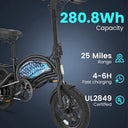 Dyu D3f 14 Inch Folding Ebike Adult