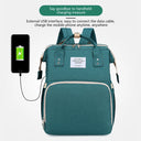 Folding Mommy Bag Lightweight Portable Crib Bed Backpack