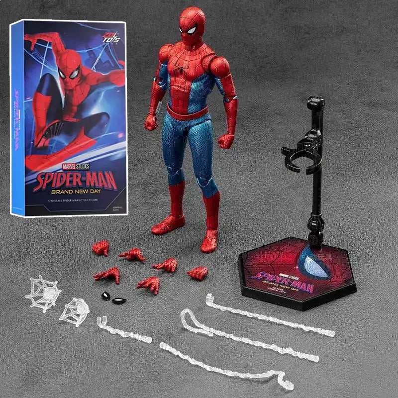 ZD Toys Spider-man Brand New Day Action Figure Collectible Model Movable Joints Desktop Decoration Anime Display Fans Toy GiftS