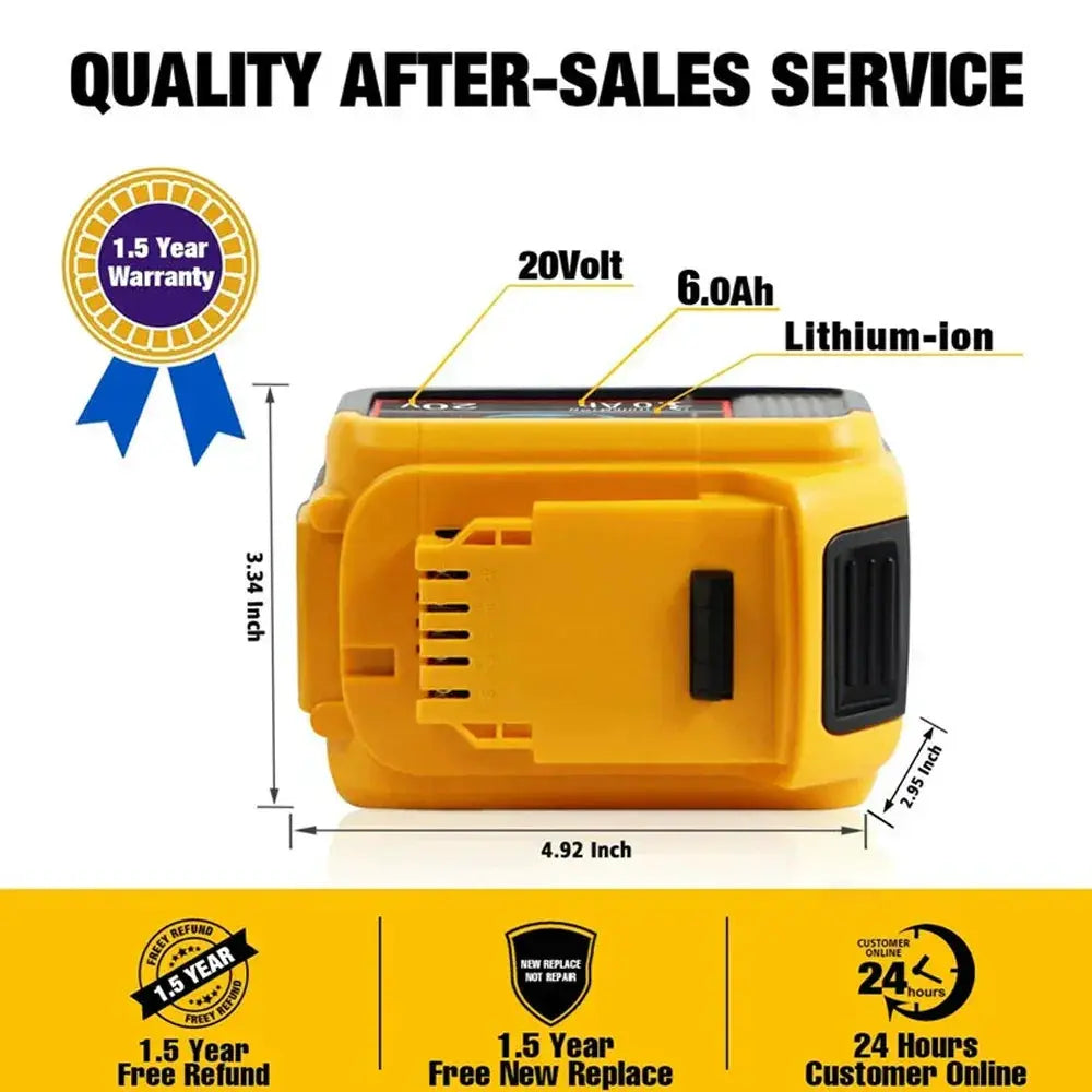 Original DCB200 20V 8000mAh Lithium Battery for Power Tools