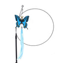 Interactive Feather Cat Wand Toy with Suction Cup Base