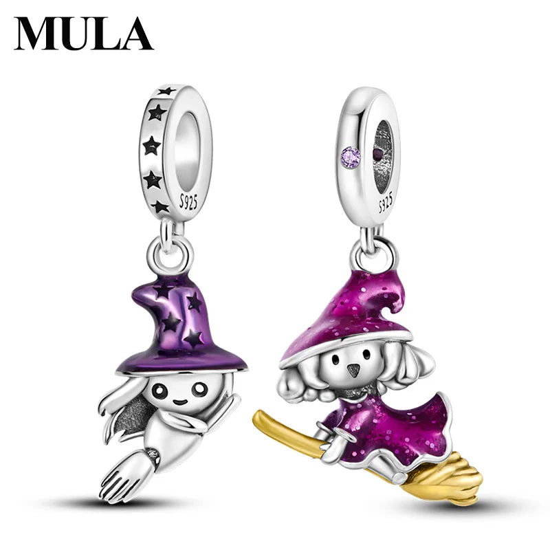 Mula Sterling Silver Halloween Charm