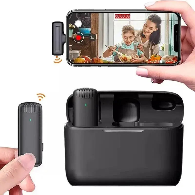 J13 Wireless Lavalier Microphone for Clear Sound Quality