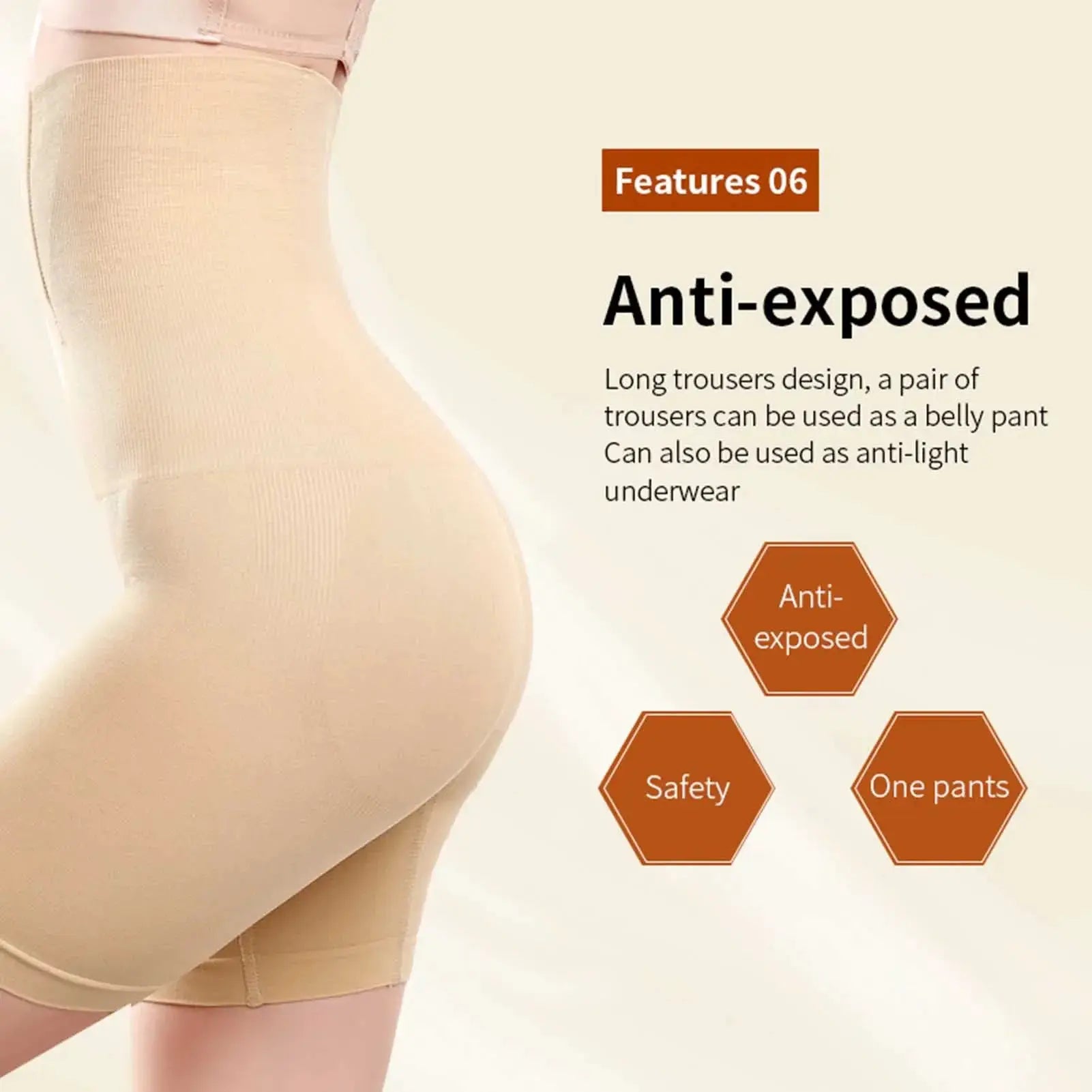 High Rise Seamless Shapewear Pants For Women Flatter Figure