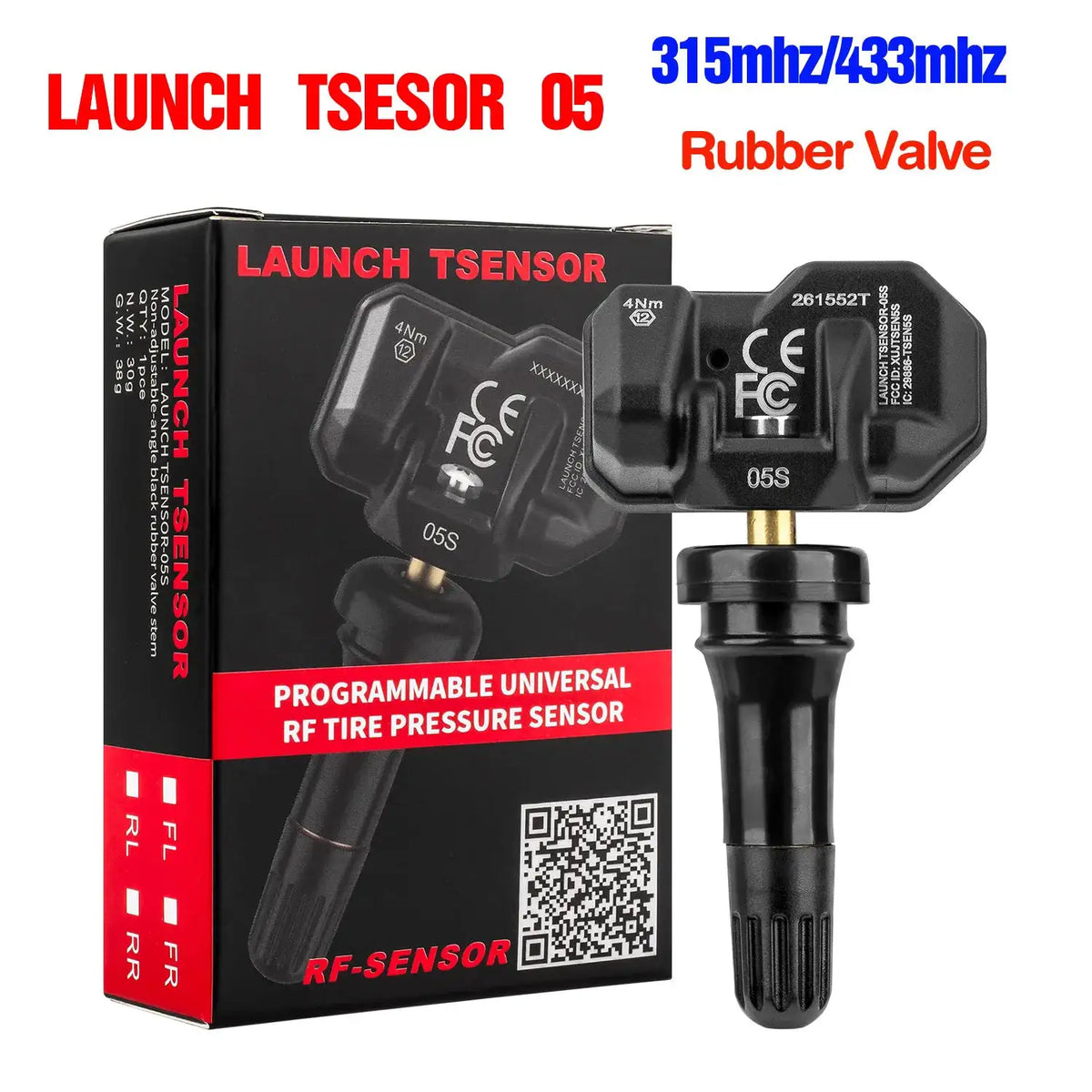 LAUNCH RF Sensor 433 315 TPMS Mx-Sensor Scan Tire Repair Tool Automotive Accessory Tyre Pressure Monitor X431 TSGUN Programmer