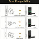Smart Door Lock Fingerprint Keyless Entry