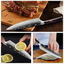 Sharp Santoku Knife Set for Home Cooks