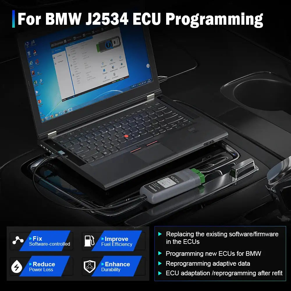 VXDIAG VCX SE for BMW Diagnostic Tool Car Bidirectional OBD2 Scanner Full System Diagnostic ECU Coding Programming Free Update