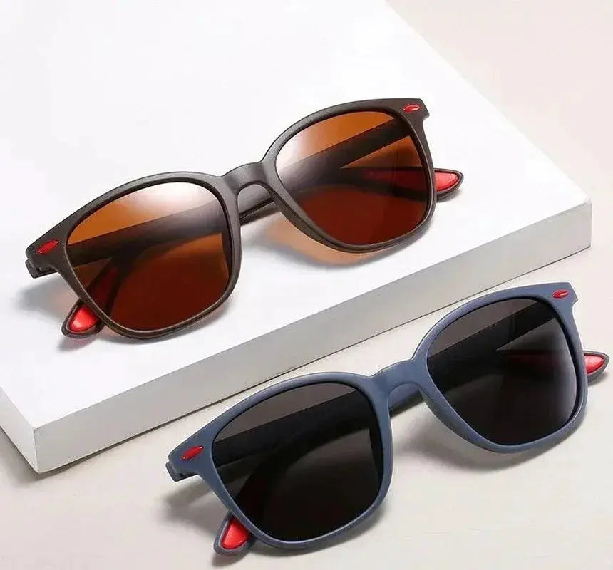 Unisex Vintage Rectangle Sunglasses UV400 2024 Trendy