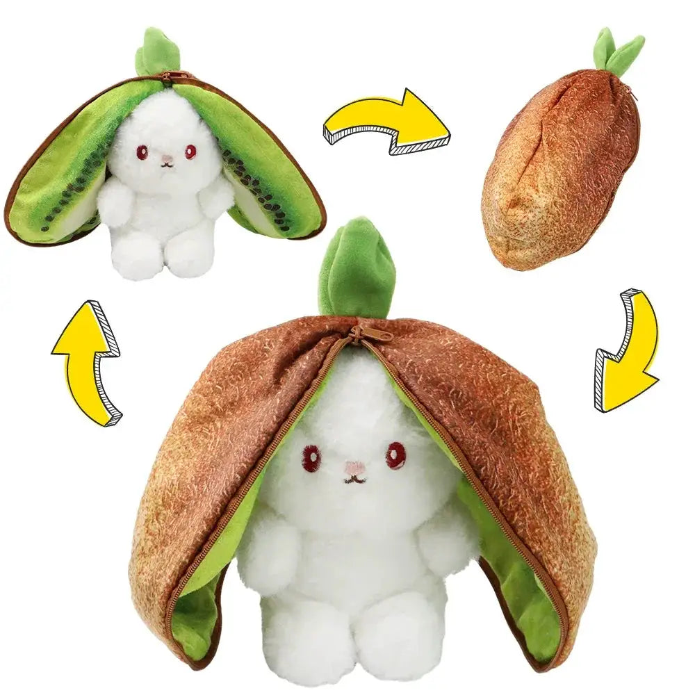 Cute Fruit Bunny Plush Toy Rabbit Doll Gift for Kids